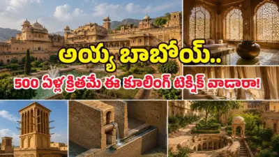 ఏసీలు, కూలర్లు లేని ఆ కాలంలో.. 500 ఏళ్ల క్రితమే రాజుల కోటలు ఎలా చల్లగా ఉండేవో తెలుసా?