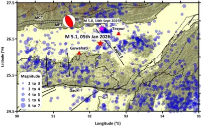 Kopili Fault behind the latest Assam earthquake