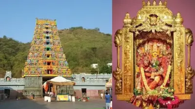 ఇంద్రకీలాద్రిపై రెండో రోజు గాయత్రీ దేవిగా దర్శనమిస్తున్న అమ్మవారు
