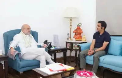 అమిత్ షాను కలిసిన గౌతమ్ గంభీర్