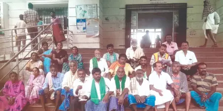 ಹಡಗಲಿಯಲ್ಲಿ ಹಕ್ಕುಪತ್ರಕ್ಕಾಗಿ ಹರತಾಳ