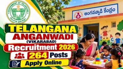 అంగన్వాడీ టీచర్, ఆయా పోస్టులు.. మొత్తం 264 ఖాళీలు, చివరి తేదీ ఇదే!