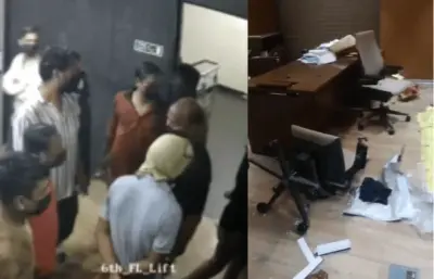 कोलकातामधील टीएमसी कार्यालयाची भाजपच्या गुंडांकडून तोडफोड! अभिषेक बॅनर्जी यांचा आरोप, केंद्रीय गृहमंत्री अमित शहांना केला सवाल