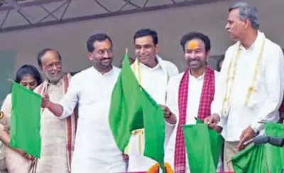 కొమరవెల్లిలో కొత్త రైల్వే స్టేషన్ ప్రారంభం