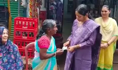 Paderu: పాడేరులో వృద్ధాప్య పింఛన్లు పంపిణీ చేసిన కలెక్టర్ శ్రీమతి నిశాంతి
