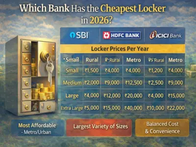 Bank Locker Charges in 2026: Comparing SBI, HDFC, and ICICI to Find the Cheapest Option