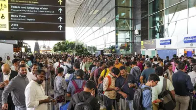 Passengers protest at Bengaluru airport, as their flight 'failed to land in Nepal for second day'