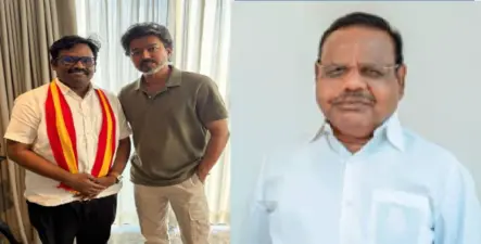 சட்டப் பேரவை முன்னாள் தலைவர் தனபாலின் மகன் தவெகவில் இணைந்த மகன்; அதிமுகவில் விரக்தியா..?