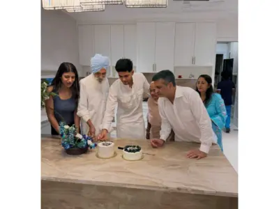 Shubman Gill marks 27th birthday with family celebration