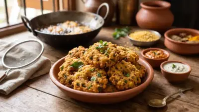 సాయంత్రం స్నాక్ కోసం పర్ఫెక్ట్ పెసర గారెలు - Crispy Moong Dal Vada