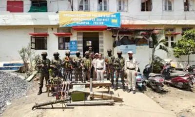 Manipur: Security forces dismantle two insurgent camps, recover cache of arms and explosives