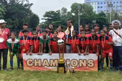 Soccer crown for village schoolgirls as North Dinajpur team clinches state U-17 title