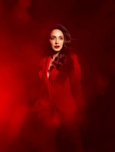 Kiara Advani Burns Bright In Blood Red