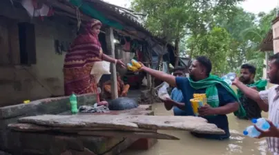 ଦେବଦୀପ ଫାଉଣ୍ଡେସନର ବନ୍ୟାପ୍ରବଣ ଅଞ୍ଚଳ ଗସ୍ତ