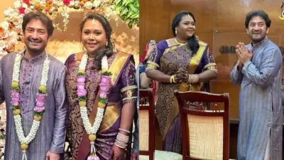 Actor Aravind Akash of 'Nandanam' ties knot @50