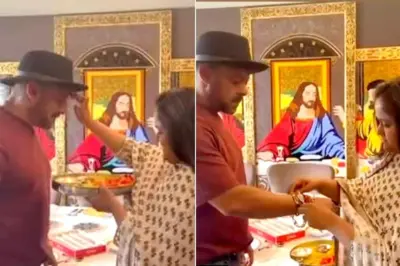 যিশুকে সাক্ষী রেখে সালমান-অর্পিতার রাখি পালন! সম্প্রীতির পাঠ দিয়ে আবারও নেটদুনিয়ায় চর্চায় 'সেক্যুলার' ভাইজান