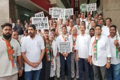 'शुद्धीकरण' विवाद: राहुल गांधी के खिलाफ प्राथमिकी दर्ज होने पर हरियाणा कांग्रेस का प्रदर्शन