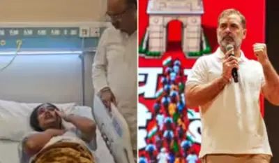 गर्भवती महिला पत्रकाराला राहुल गांधींकडून धक्क्बुक्की
