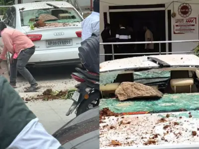 BRS Cadre Attack Mahaa News Office in Jubilee Hills