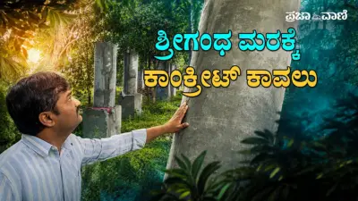 ವಿಡಿಯೊ | ಶ್ರೀಗಂಧ ಕಳ್ಳರಿಗೆ ಸಿಮೆಂಟ್ ಕೋಟೆ!: ಕುಣಿಗಲ್ ರೈತನ ಹೊಸ ಐಡಿಯಾ
