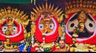 ରଥ ଉପରେ ଶ୍ରୀବିଗ୍ରହ ମାନଙ୍କ ଦୁର୍ଲ୍ଲଭ ସୁନା ବେଶ