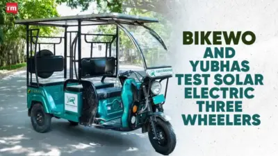 BikeWo Tests Solar Electric Three Wheelers