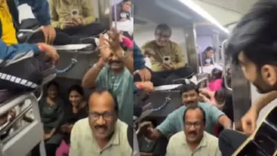 Viral Video: ರೈಲಿನಲ್ಲೇ ಮಿನಿ ಕನ್ಸರ್ಟ್: ಅಹಮದಾಬಾದ್-ಲಖನೌ ಪ್ರಯಾಣಿಕರಿಂದ ಫುಲ್ ಮಸ್ತಿ