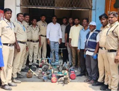 HMWSSB Seizes 18 Illegal Motors in Kukatpally