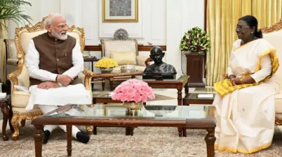 "रक्षै मा चल, मा चल". राष्ट्रपति मुर्मु ने रक्षाबंधन पर सुनाया प्राचीन श्लोक, पीएम मोदी ने अटूट रिश्ते की कामना की.