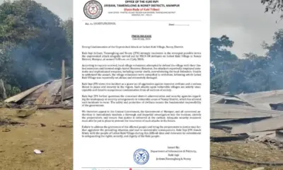 Kuki Inpi alleges NSCN-IM attack on Leikot village, seeks immediate probe