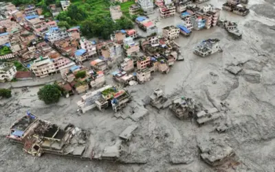 NEPAL FLOOD : ನೇಪಾಳ ಪ್ರವಾಹದ ವೈರಲ್ ದೃಶ್ಯದ ಅಸಲಿಯತ್ತು ಇದು.. -VIDEO