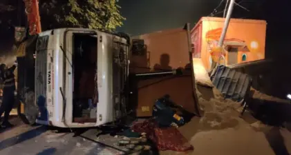 Truck overturns in Rishikesh, two killed