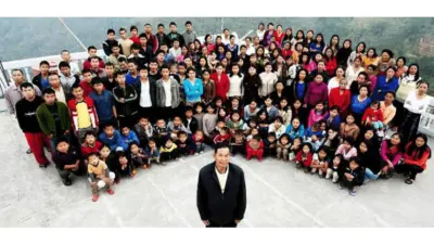 39 wives, 94 kids, 33 grandkids: Meet Mizoram man with world's biggest family