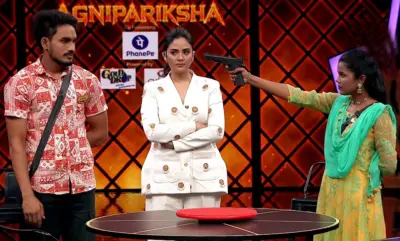Agnipariksha season2 స్పిన్ ది గన్ టాస్క్లో ప్రియాంక స్పాంటేనిటి రామకృష్ణ ఔట్
