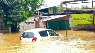 Assam: NH-37 submerged, floods disrupt traffic