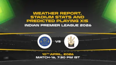 IPL 2026, Match 16: RR vs RCB weather report, stadium stats and predicted playing XIs