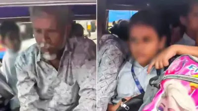 മൂന്ന് പേര്ക്ക് ഇരിക്കാവുന്ന ഓട്ടോയില് കുത്തിനിറച്ചത് 17 വിദ്യാര്ത്ഥികളെ; ഡ്രൈവര്ക്കെതിരെ നടപടി