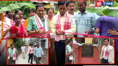Guwahati Mayor Inaugurates Two Link Roads in Basistha