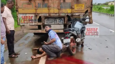 मुंबई -गोवा मार्गावर साळीस्ते येथे भीषण अपघात