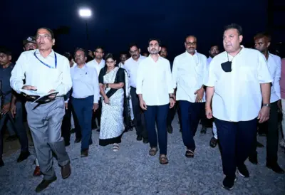 ఎయిర్పోర్ట్ ప్రారంభోత్సవ ఏర్పాట్లపై మంత్రి నారా లోకేష్ సమీక్ష