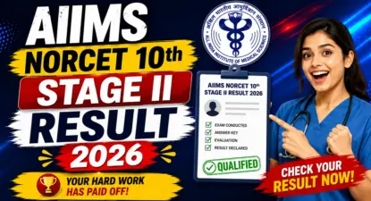 AIIMS NORCET 10th Seat Allotment Result 2026