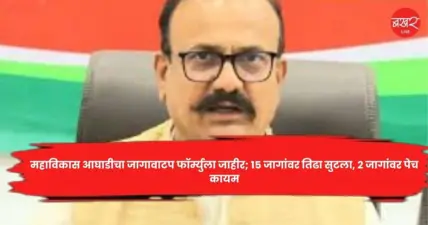 महाविकास आघाडीचा जागावाटप फॉर्म्युला जाहीर; १५ जागांवर तिढा सुटला, २ जागांवर पेच कायमMahavikas Aghadi's seat sharing formula announced; Tensions resolved on 15 seats, dilemma remains on 2 seats
