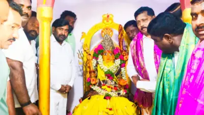 సూర్యాపేటలో ఘనంగా ఇంద్రవెల్లి ముత్యాలమ్మ బోనాలు.. అమ్మవారిని దర్శించుకున్న జగదీశ్ రెడ్డి