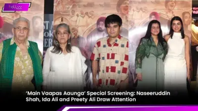 Main Vaapas Aaunga Special Screening: Naseeruddin Shah, Ida Ali and Preety Ali Draw Attention