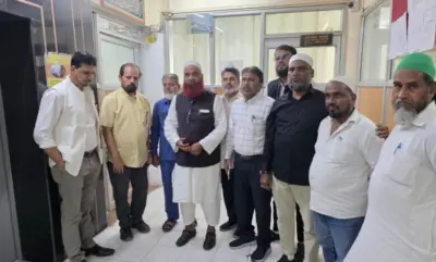 حج ہاؤس میں جامعہ نظامیہ رائے درگم وقف اراضی کے تحفظ کی جے اے سی کی میمورنڈم قبول نہ کرنے پر شدید احتجاج