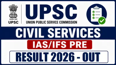 UPSC Civil Services IAS/IFS Name Wise Result 2026