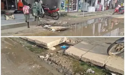 Malikipuram: మార్కెట్ రోడ్డులో అస్తవ్యస్తంగా డ్రైనేజీ వ్యవస్థ