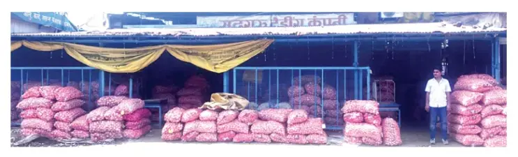 प्रदेश में प्याज पर अमरावती की स्टोरी अलग