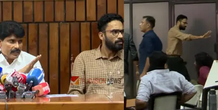 കെഎം ബഷീറിന്റെ കൊലയാളി വേണ്ട, താന് ഇറങ്ങിക്കോളാമെന്ന് ശ്രീറാം; മാധ്യമപ്രവര്ത്തകരുടെ പ്രതിഷേധത്തില് വാര്ത്താസമ്മേളനത്തില് നിന്നിറങ്ങി ശ്രീറാം