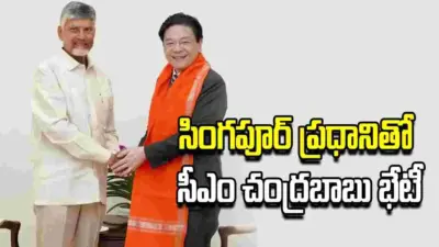 సింగపూర్ ప్రధాని లారెన్స్ వాంగ్తో సీఎం చంద్రబాబు భేటీ.. ఏపీ అభివృద్ధిపై చర్చ